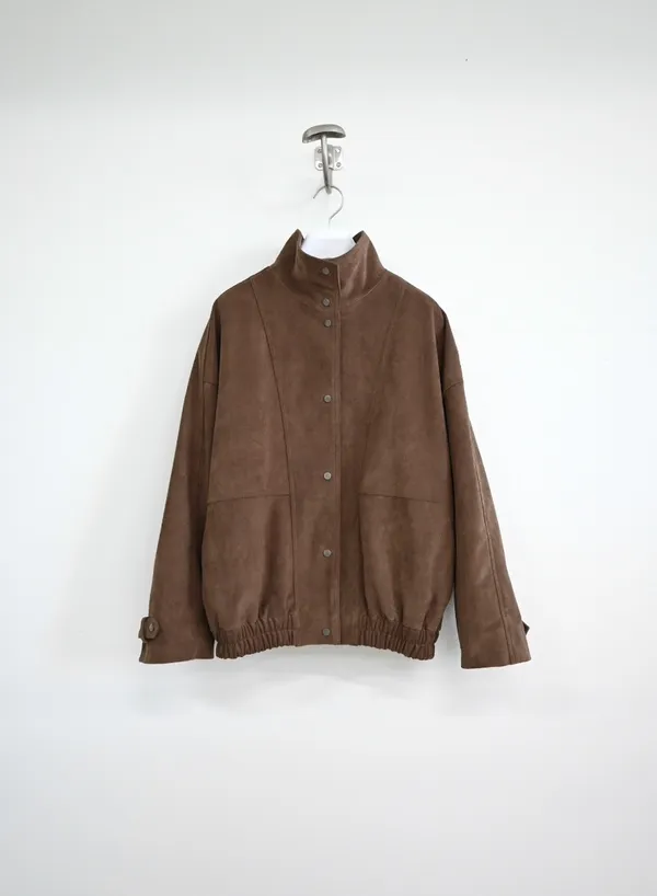 Stylish Casual Brown Lapel Jacket