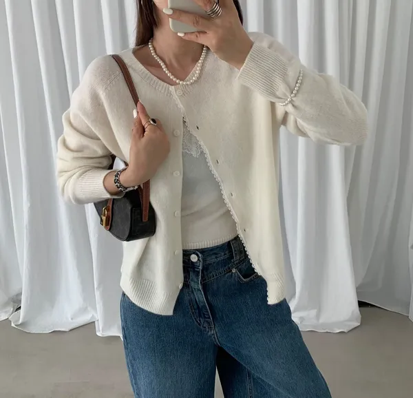 Elegant and Simple Women's Cardigan, Soft and Comfortable, Perfect Match