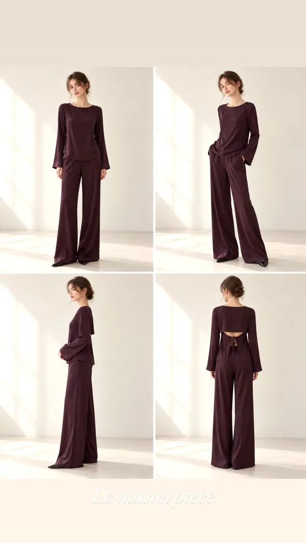 Elegant Women's Outfit Set, Comfortable Casual Style