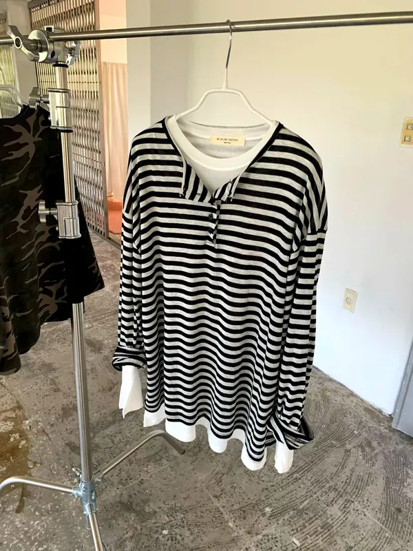 Stylish Striped Women's Top, Comfortable Casual Style
