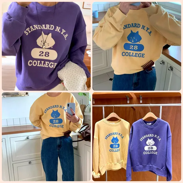 Hoodie Cetakan Comel, Gaya Santai yang Selesa