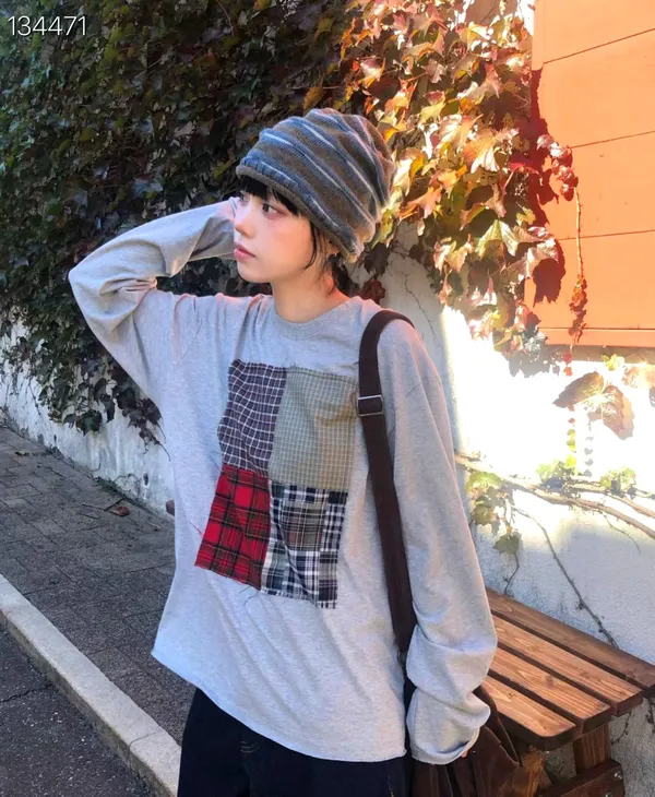 Stylish Patchwork Women's Hat - Warm and Unique