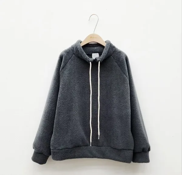 Fashionable and Comfortable Plush Hoodie