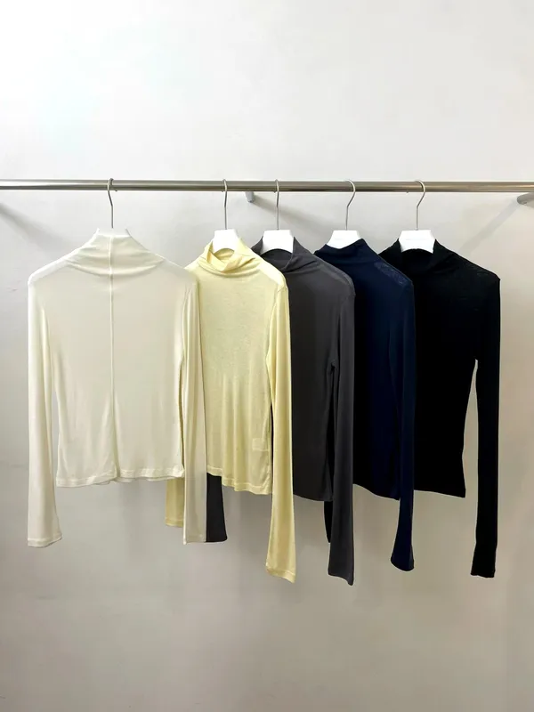 Fashionable and Comfortable Women's Top - TENCEL and Wool Blend