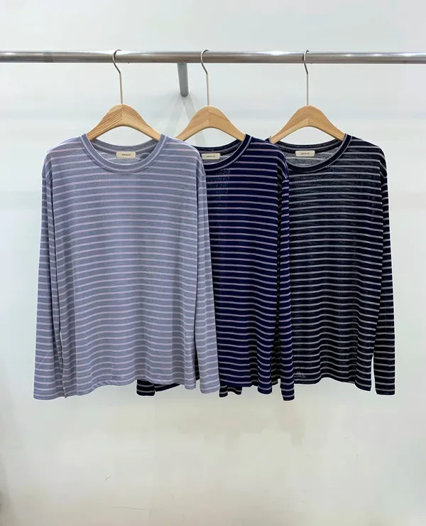 Fashionable Striped Women's Top, Comfortable and Breathable, A Must-Have for Versatile Styling