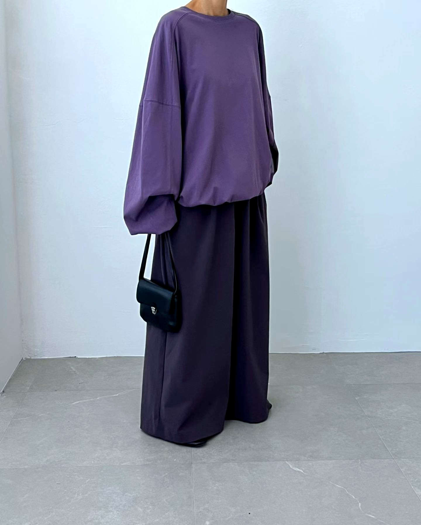 Trendy Loose Purple Women's Top - Comfortable and Versatile New Arrival