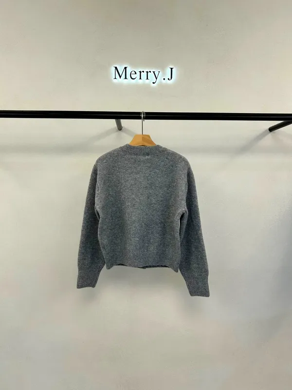 Merry.J Stylish Gray Women's Top - Comfortable and Versatile