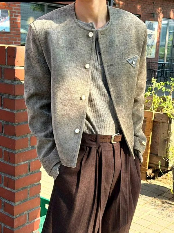 Stylish Men's Jacket, Classic Design, Comfortable Fabric