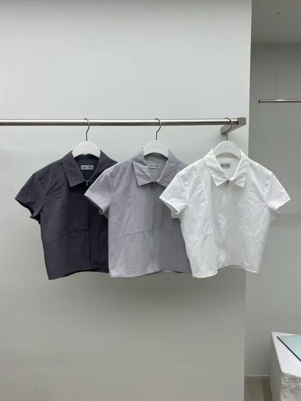 Minimalist Short Sleeve Shirt, Perfect for Summer Outfits