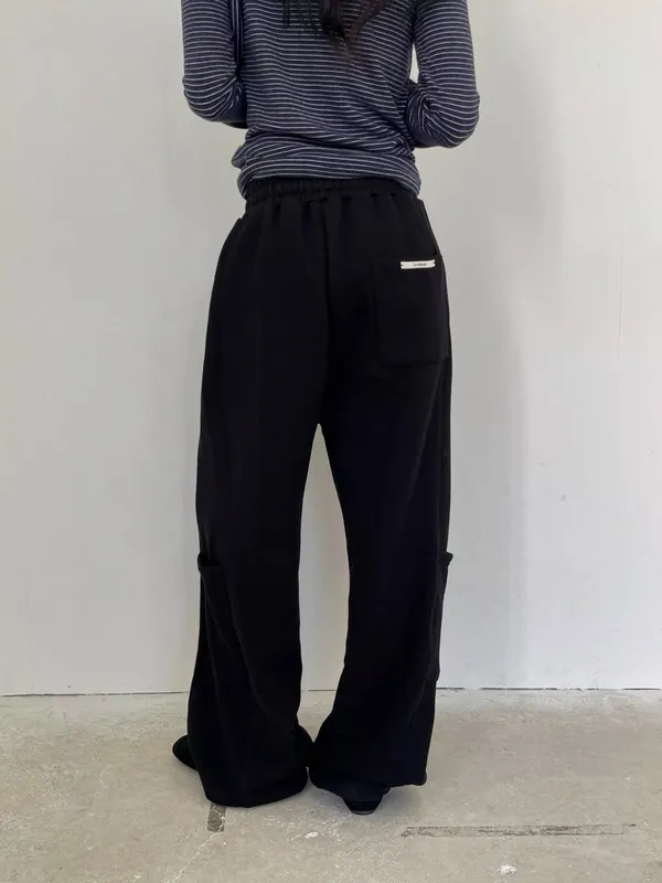 Stylish Casual Black Pants - Comfortably Versatile