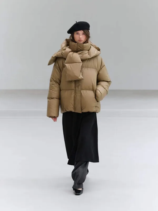 Stylish Women's Cotton Jacket - Warm and Comfortable for Fall and Winter