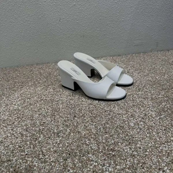 Stylish Minimalist White High Heels