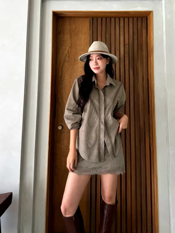 Stylish Women's Outfit Set, Elegant Charm, Comfortable Fabric