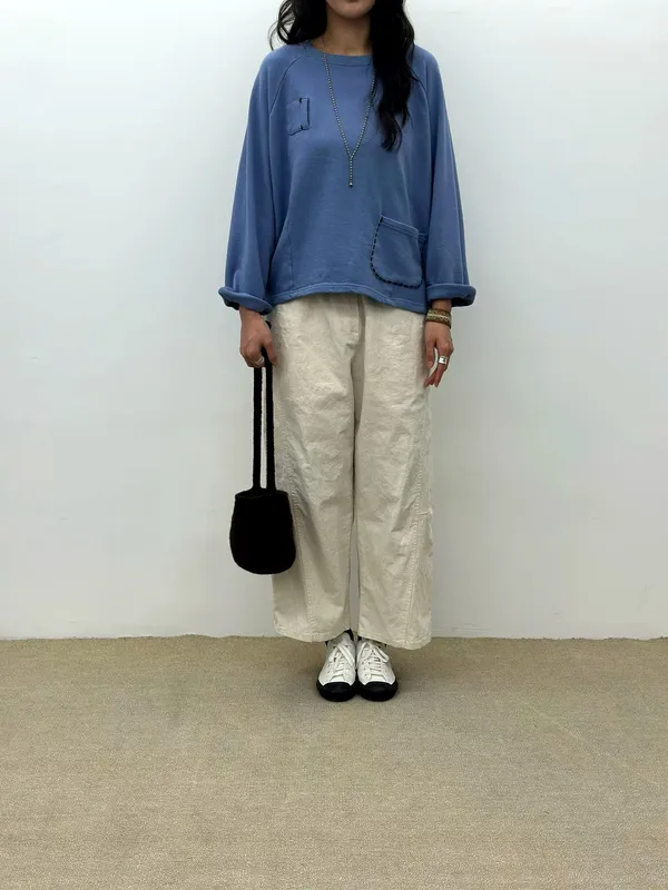 Casual Loose-Fit Blue T-Shirt for Ultimate Comfort