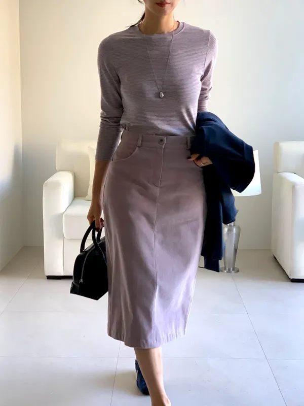 Elegant and Graceful Women's Long Skirt, Lightweight and Comfortable for Spring and Summer