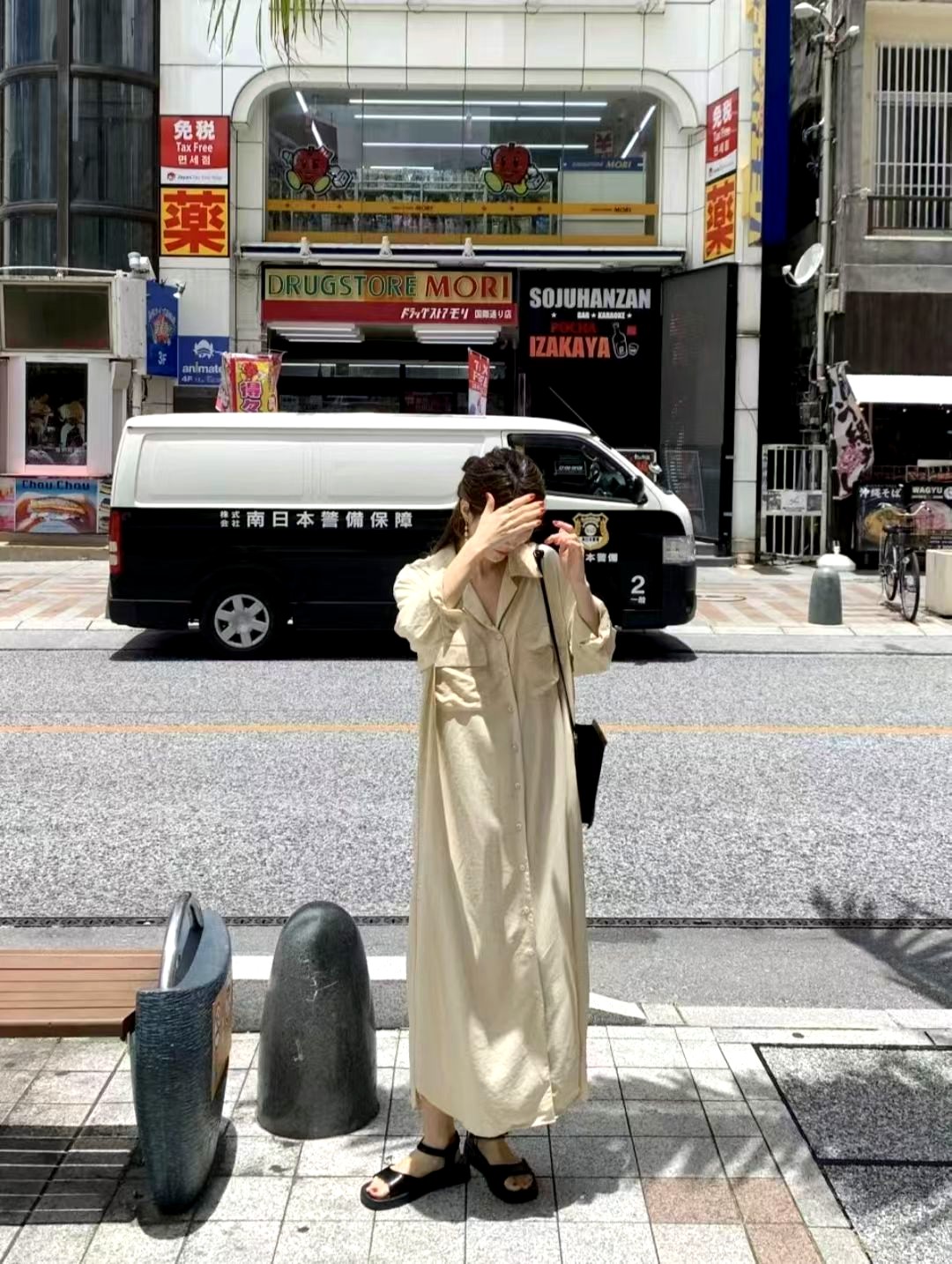 스타일리시하고 심플한 여성용 롱 드레스, 가볍고 편안하며 여름 여행에 적합