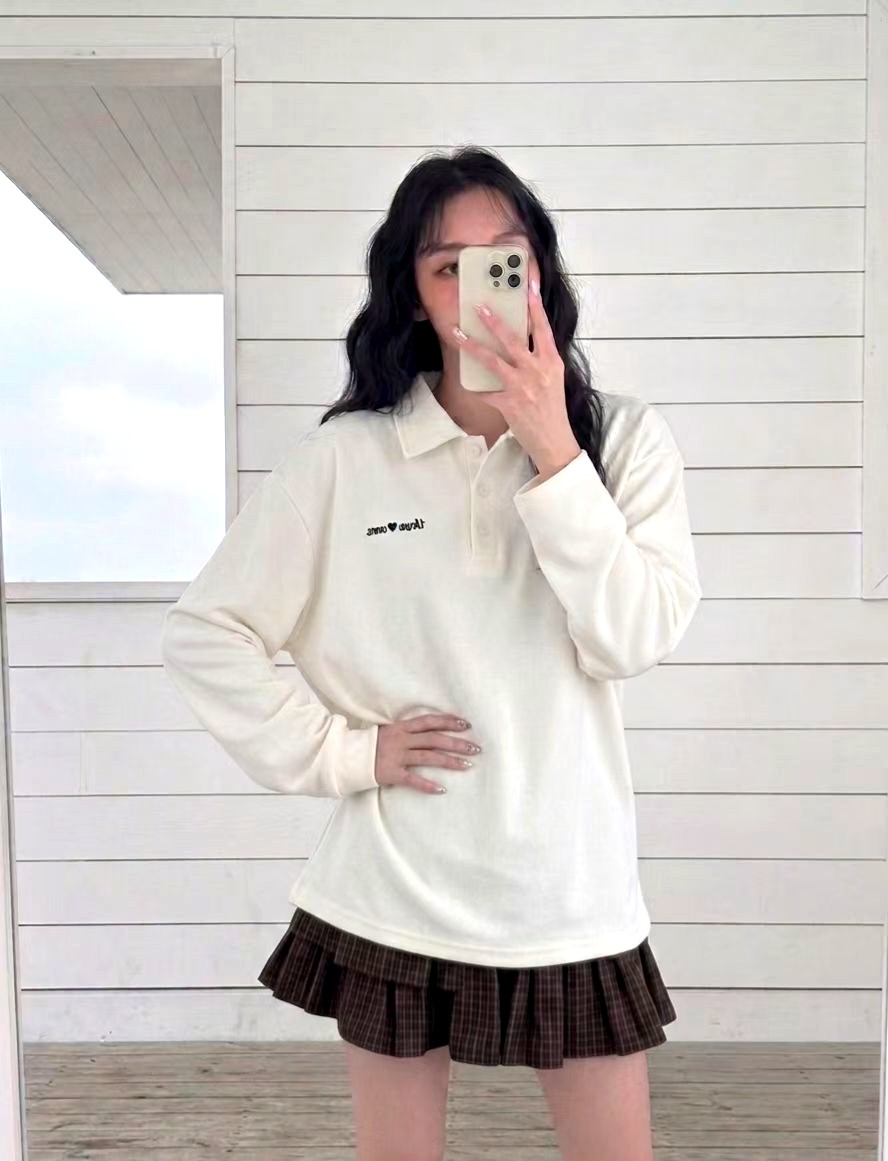 캐주얼 다용도 여성용 긴팔 상의, 편안하고 부드러운, 봄과 가을에 적합한 신상품