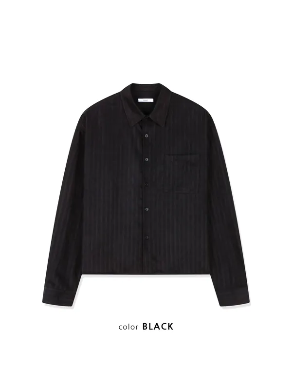 Stylish Black Striped Men's Top - Comfortable and Versatile