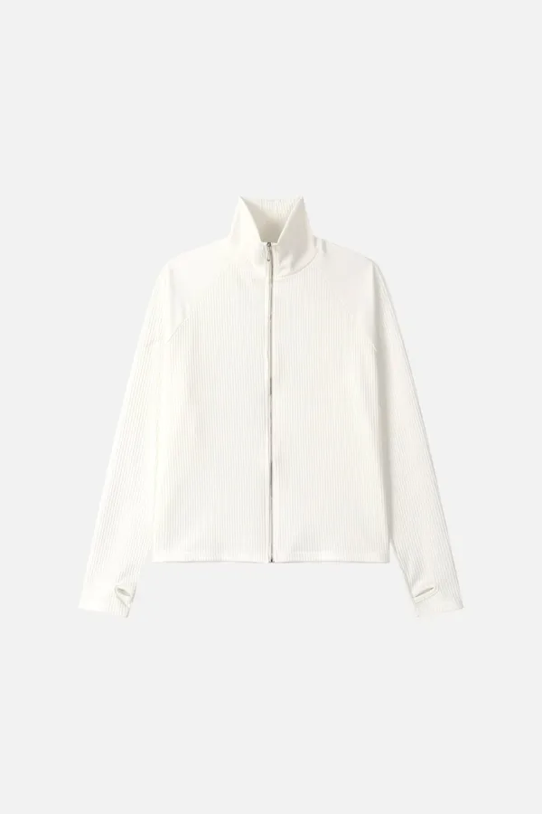 Stylish Men's Stand Collar Zipper Top, Comfortable and Versatile