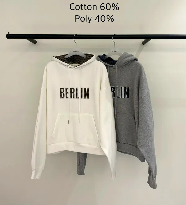 Stylish Embroidered Letter Sweatshirt - Comfortable and Versatile