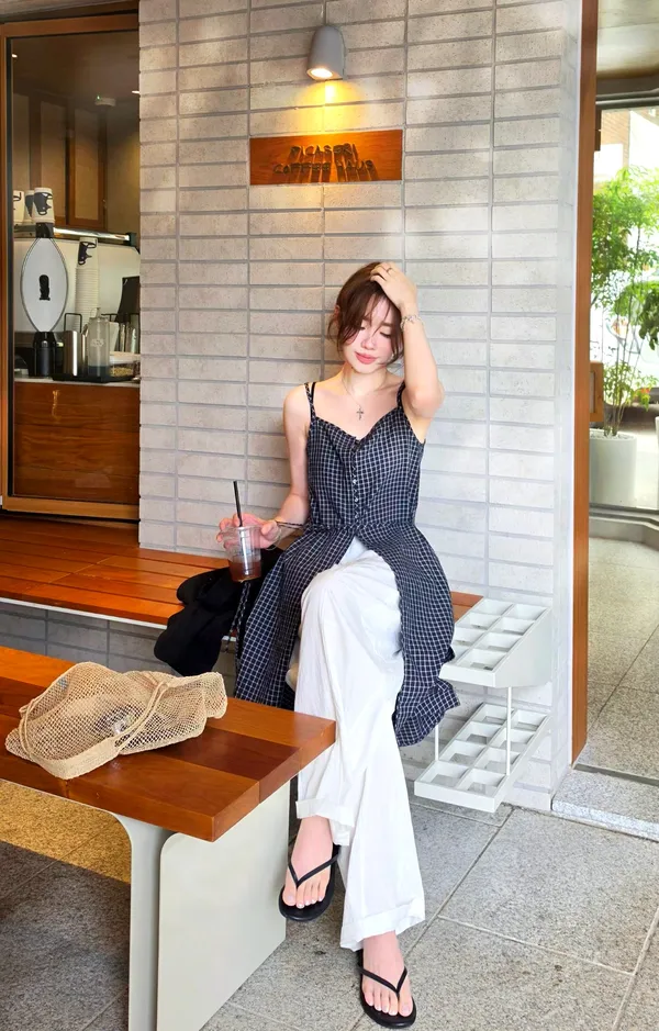 Fresh Plaid Women's Dress, A Summer Essential