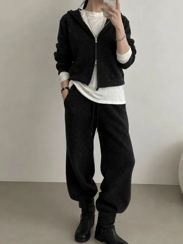 Fashionable Casual Women's Pants, Comfortable and Versatile for Autumn and Winter