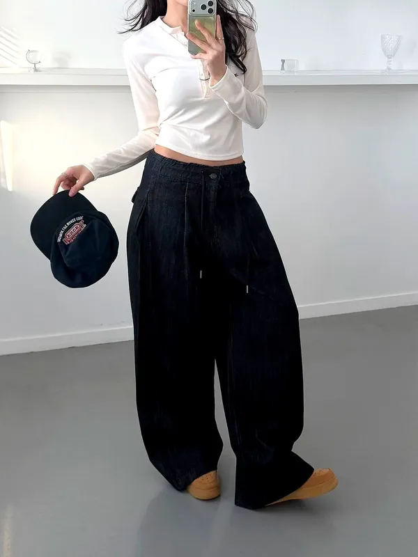 ゆったりカジュアル女性用パンツ、ファッショナブルで万能