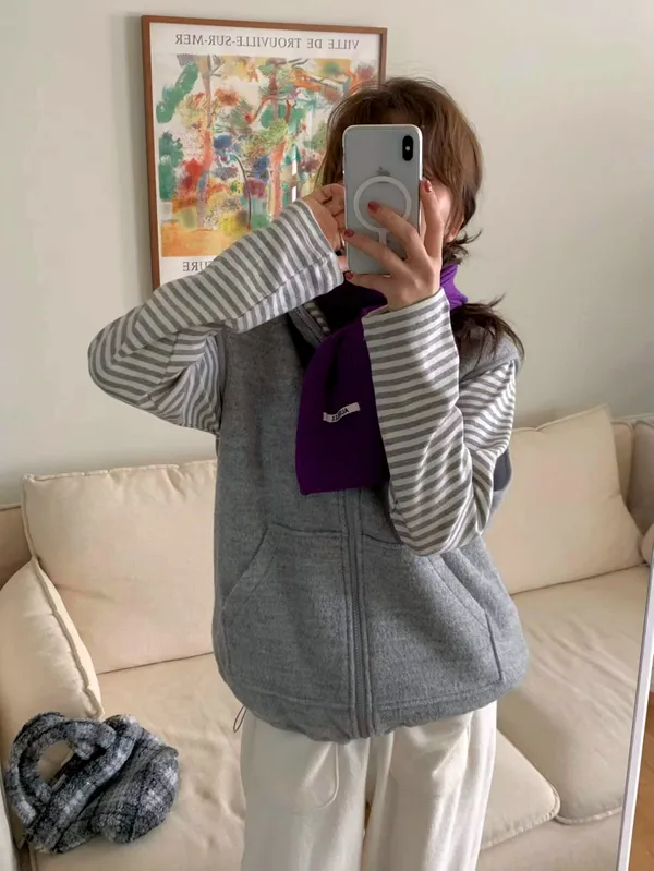 เสื้อกั๊กแฟชั่นสบายๆ สำหรับผู้หญิง - สวมใส่สบายและเข้ากันได้ง่าย