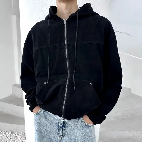 Hoodie Lelaki Kasual Bergaya, Selesa dan Versatile
