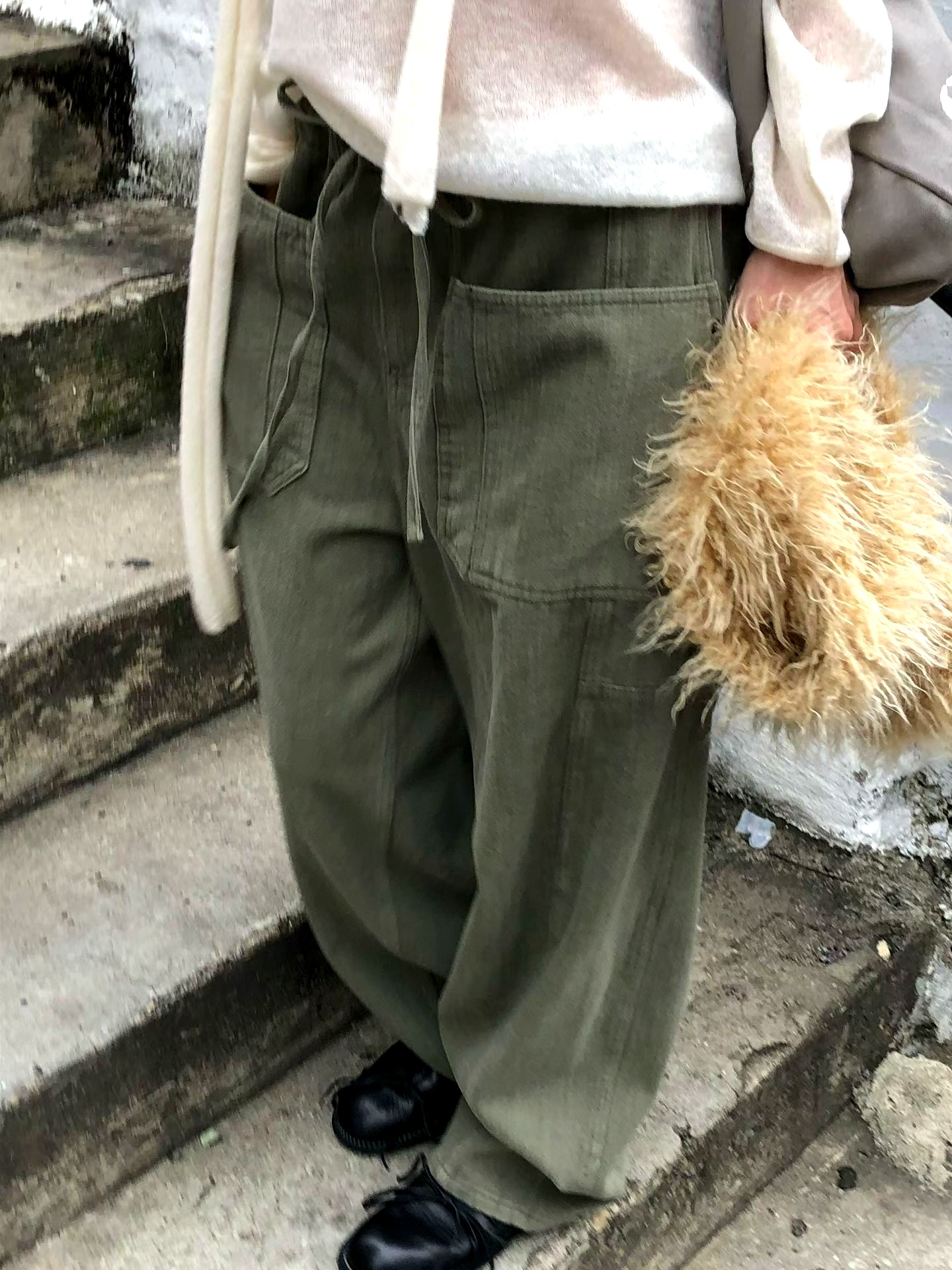 캐주얼 루즈 여성 바지, 편안하고 다재다능