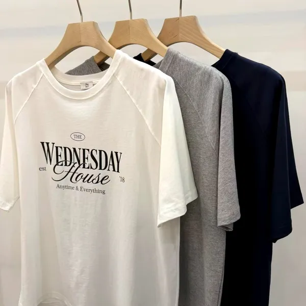 Minimalist Style Letter Printed Women's T-Shirt, Comfortable and Versatile