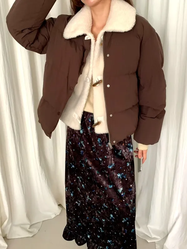 Fashionable Women's Down Jacket, Warm and Comfortable, Perfect Match