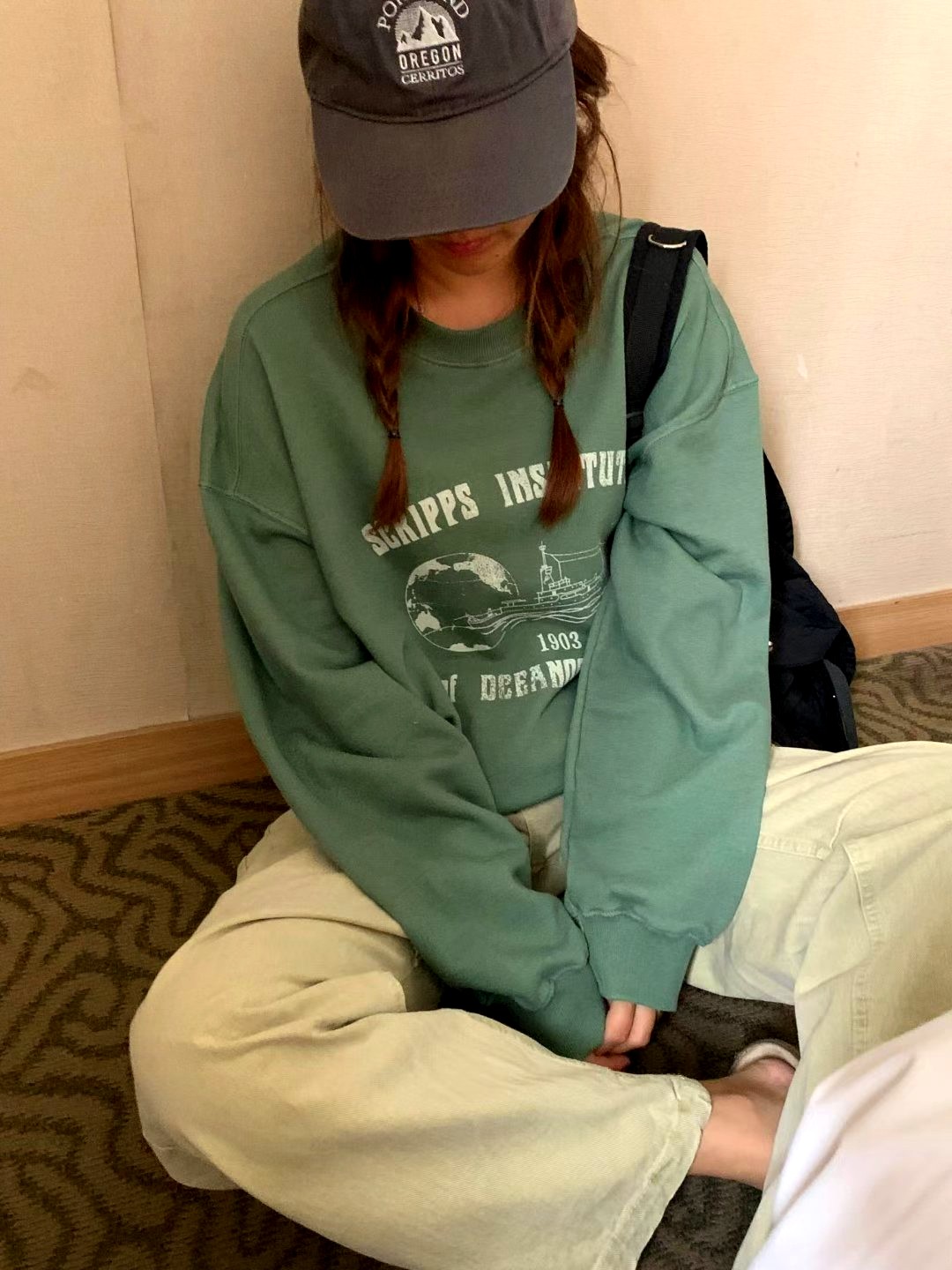 편안한 루즈핏 프린트 여성 탑 - 패셔너블 캐주얼 스타일