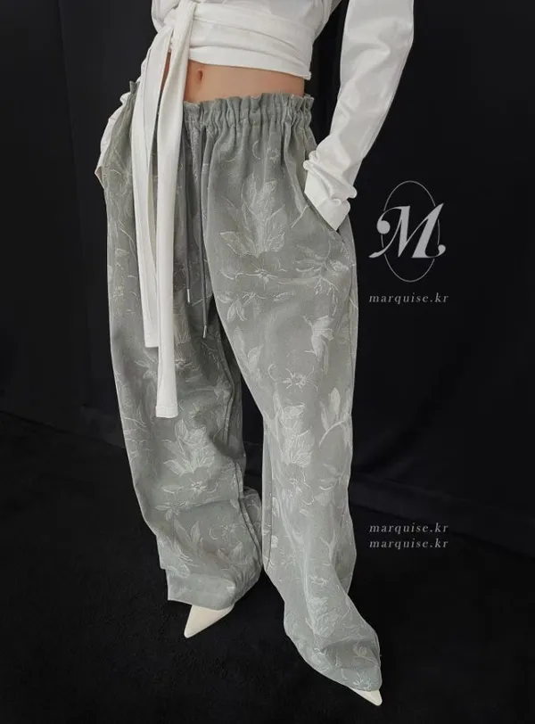 Elegant Floral Casual Pants - Comfort Meets Style