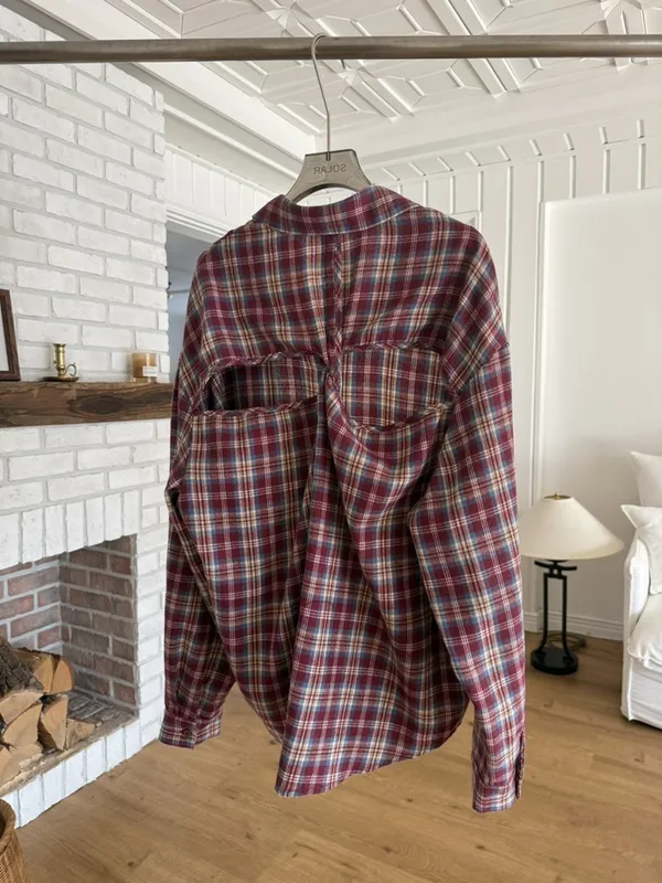 Vintage Plaid Shirt - Comfortable Casual Style