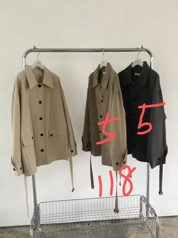 Stylish Loose Trench Coat for Spring and Autumn Wear