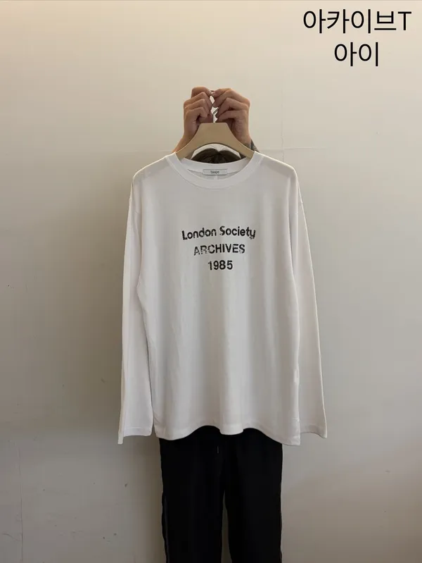 เสื้อยืดแขนยาวแฟชั่นสบายๆ ดีไซน์พิมพ์ สวมใส่สบายและเข้ากันได้ดี