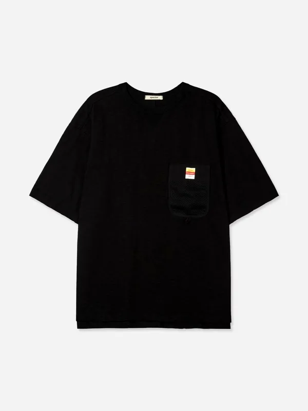 Minimalist Black Men's Top, Comfortable and Breathable, Versatile Casual Wear
