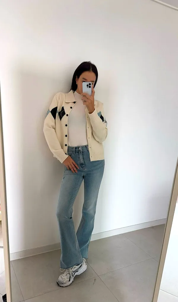 Stylish Casual Women's Top, Comfortable Knitted Cardigan