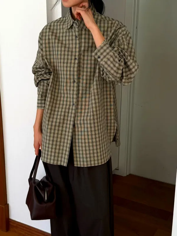 Stylish Plaid Shirt - Comfortable and Breathable for Perfect Outfits