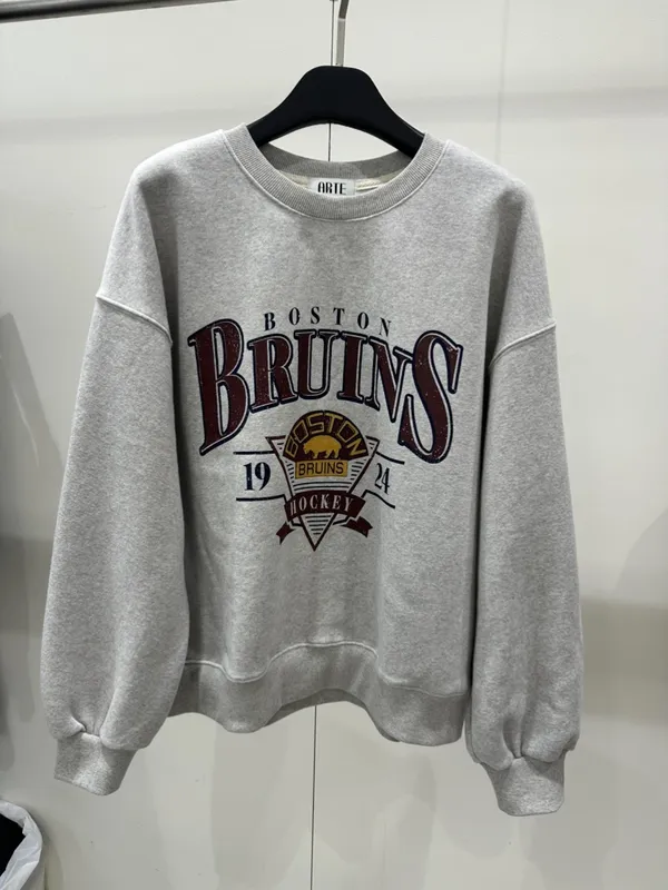 Classic Boston Bruins Printed Hoodie
