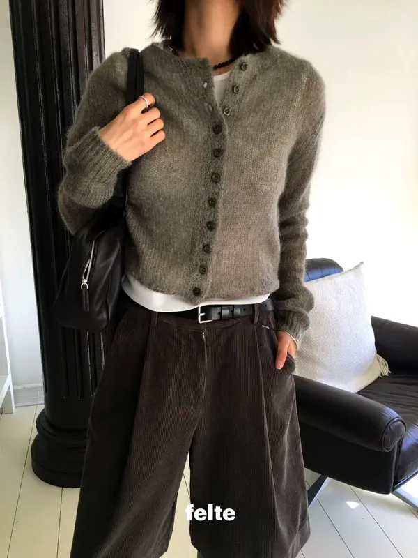 Fashionable Plush Cardigan for Women, Comfortable and Warm, Versatile Style