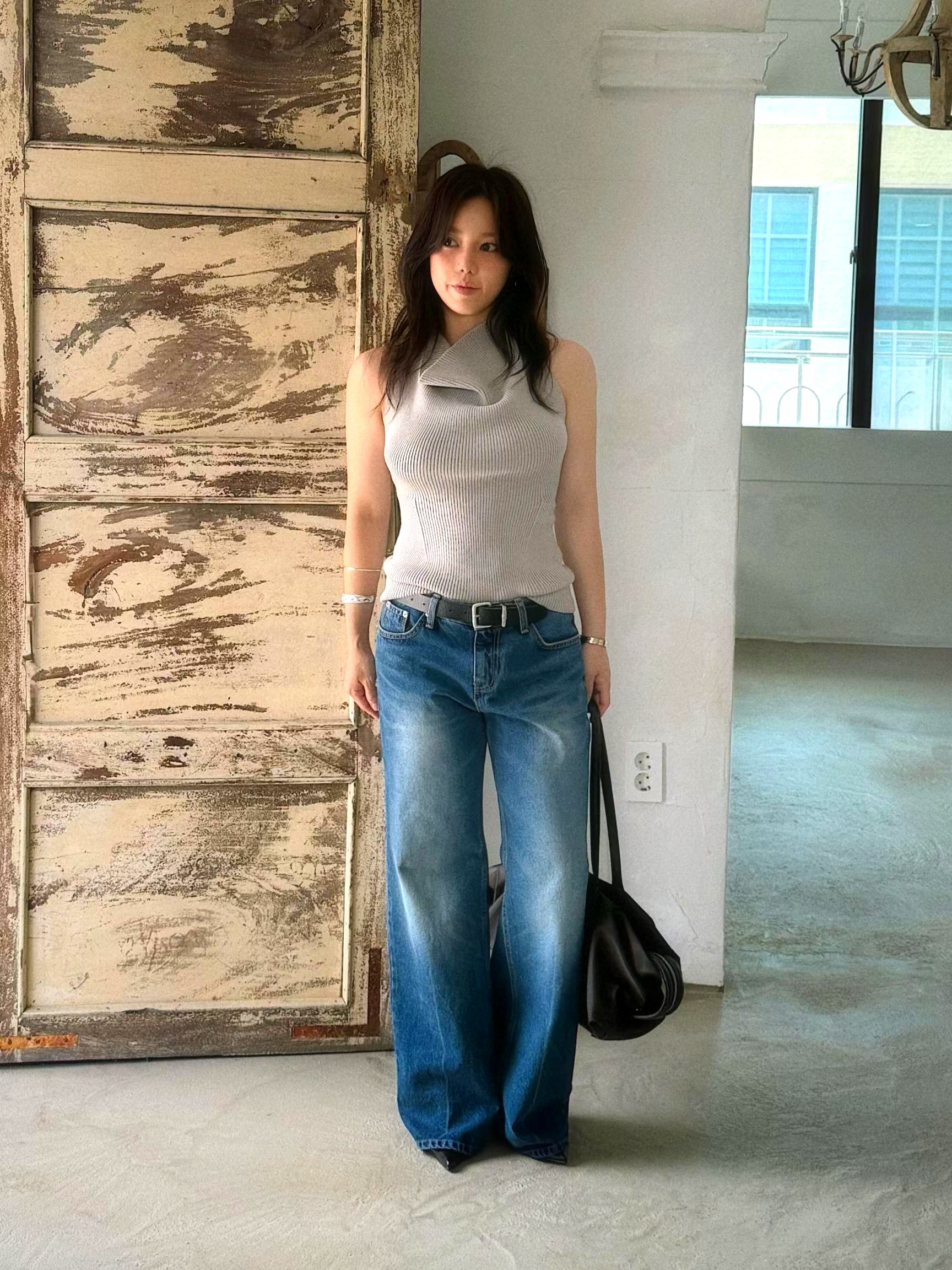 스타일리시 슬림핏 니트 조끼, 편안하고 다재다능한