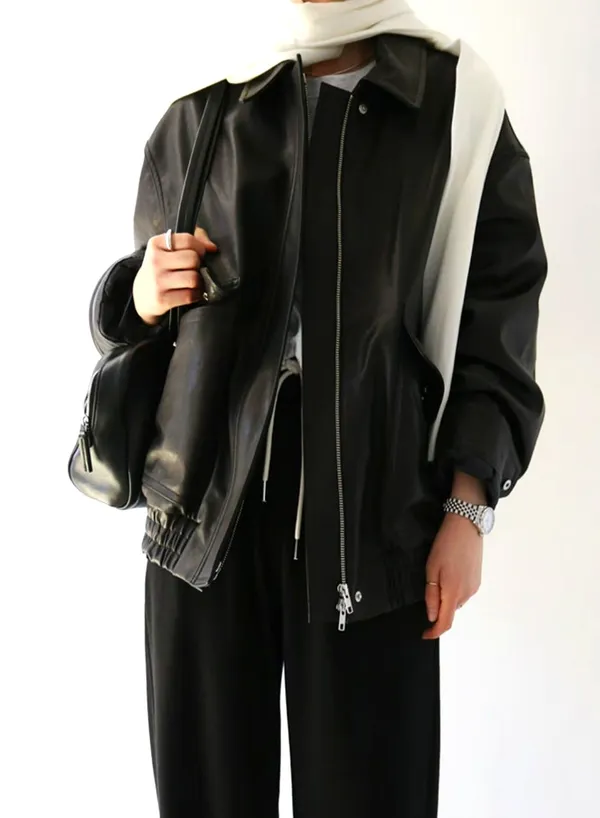 Stylish Black Women's Jacket - Casual Chic Design