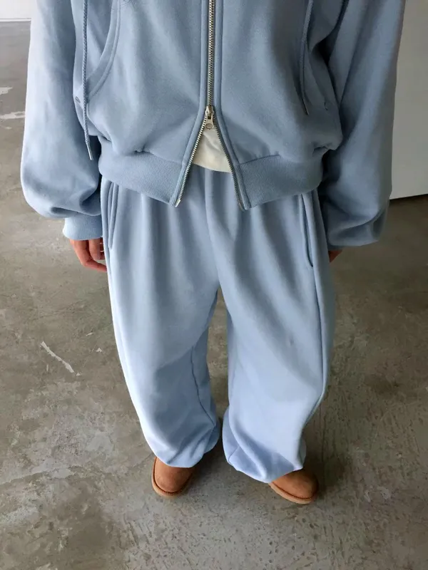 Comfortable Casual Blue Pants, Fashionable and Versatile