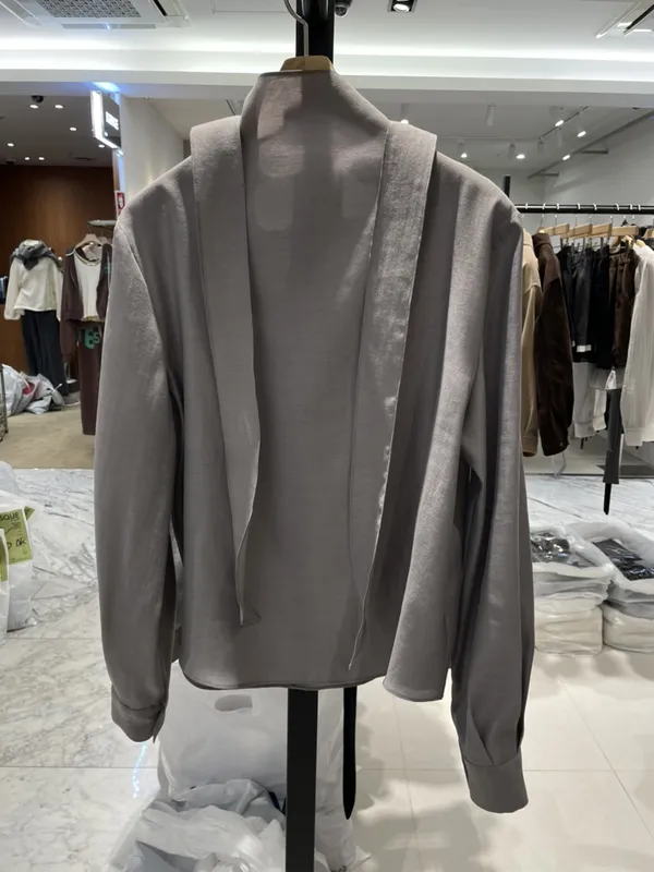 Elegant Long Sleeve Shirt in Minimalist Style