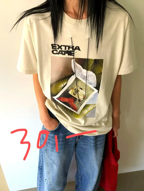 Stylish Printed Short Sleeve T-Shirt, Comfortable Casual Style