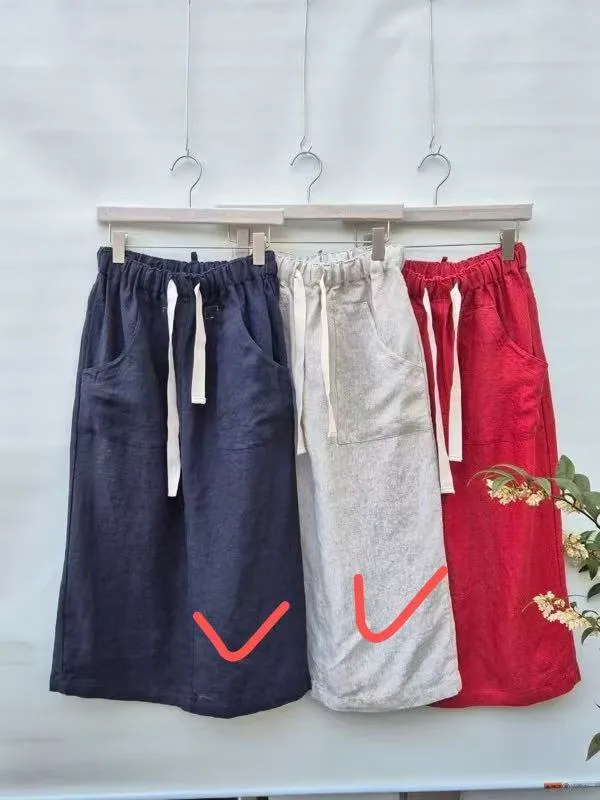 Casual Loose-Fit Multi-Pocket Trousers Perfect for Summer Outfits