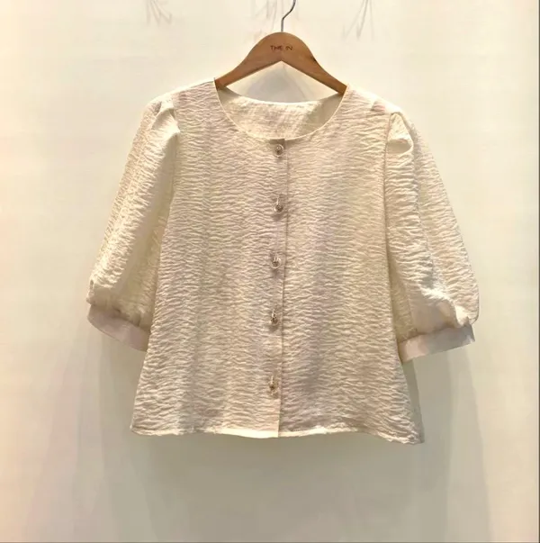 Fresh and Minimalist Women's Top, Comfortable and Breathable