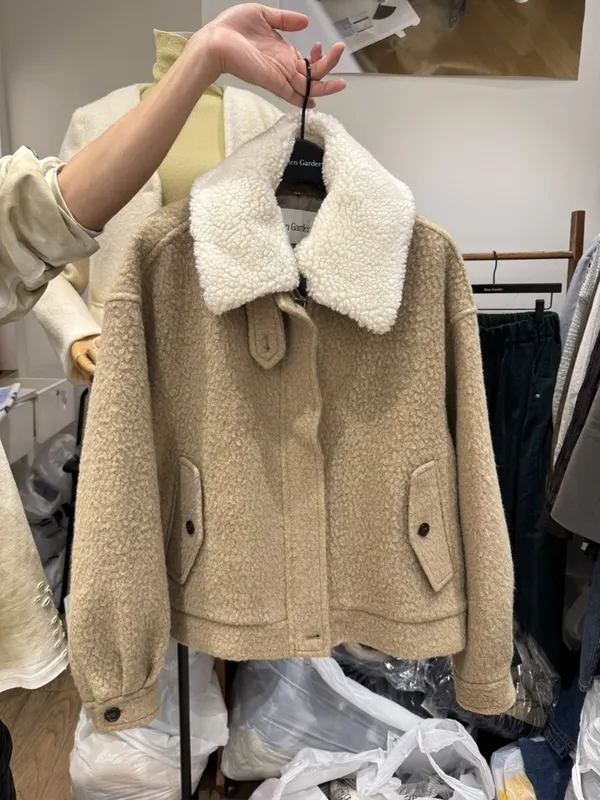Cozy and Warm Lamb Wool Jacket